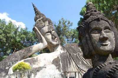 Xieng Khuan Buddha Park - Reclining Buddha