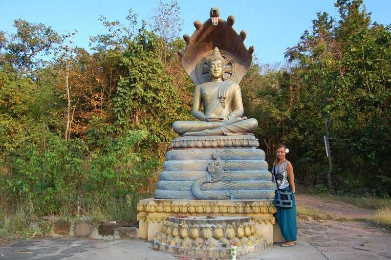 Naga Statue Pakse Laos